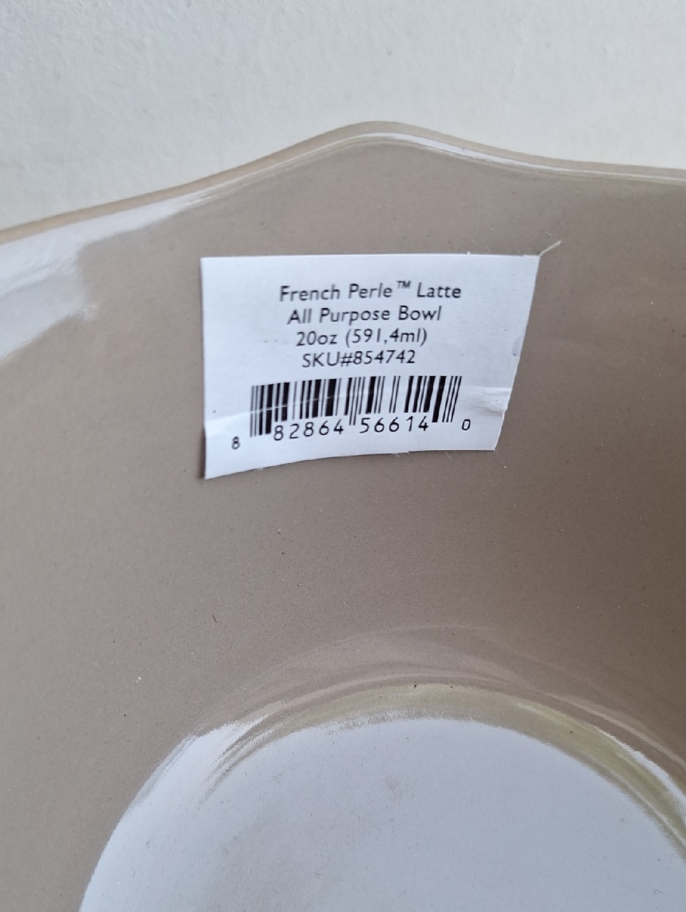 NWT Lenox French Perle Latte bowl 20-ounce & accent plate 9 inches - Picture 9 of 9